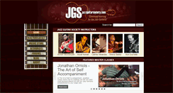 Desktop Screenshot of jazzguitarsociety.com